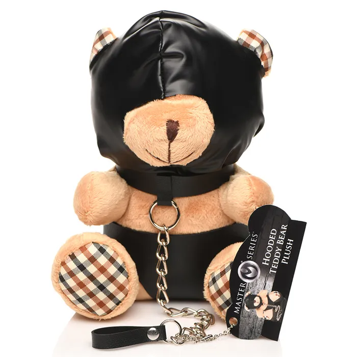 XR Brands Male Sex Toys Master Series Hooded Teddy Bear Plush