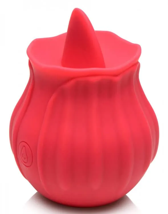 XR Brands Vibrators Inmi Bloomgasm Wild Violet 10X Licking Stimulator Red