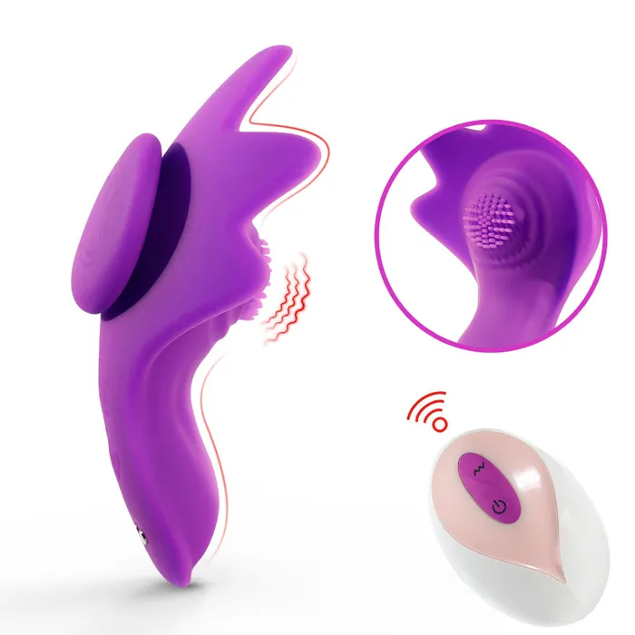 2024 Best Wearable Panty Vibrator Remote Control Butterfly clotoral vibrator honeysx Female Sex Toys