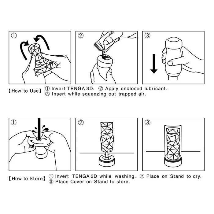 3D Polygon TENGA Vibrators