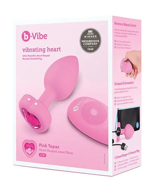 Anal Bvibe Vibrating Heart Plug bVibe