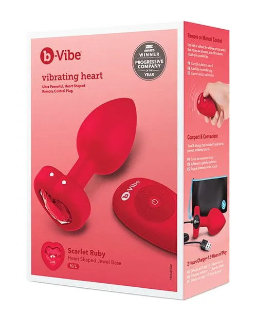 Anal Bvibe Vibrating Heart Plug bVibe Anal Bvibe Vibrating Heart Plug bVibe