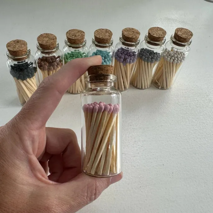 Anal Hows It Glowing Candle Co Apothecary Vial of Matches in Black White Anal Hows It Glowing Candle Co Apothecary Vial of Matches in Black White