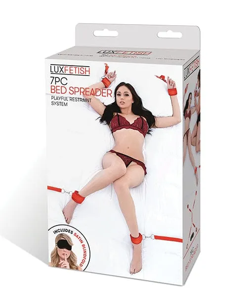 Anal Lux Fetish Lux Fetish 7 Pc Bed Spreader Red