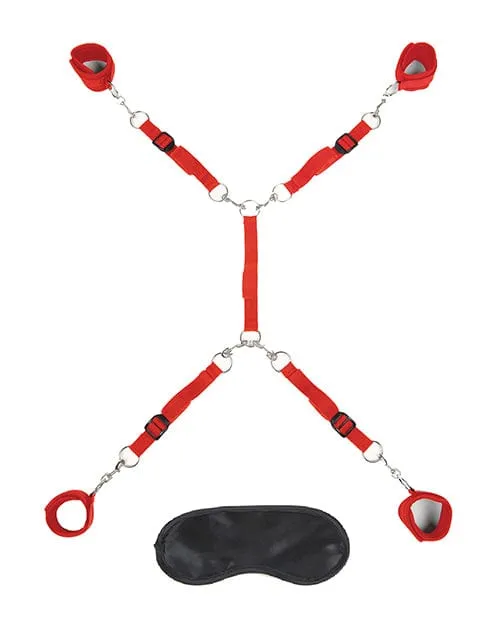 Anal Lux Fetish Lux Fetish 7 Pc Bed Spreader Red Anal Lux Fetish Lux Fetish 7 Pc Bed Spreader Red