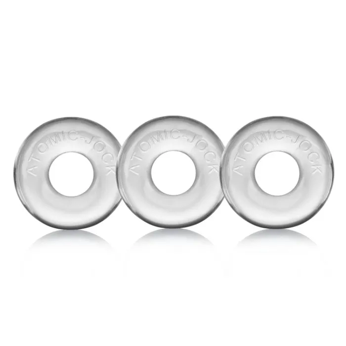 Anal Oxballs Ringer 3Pack DoNut1 Clear Anal Oxballs Ringer 3Pack DoNut1 Clear