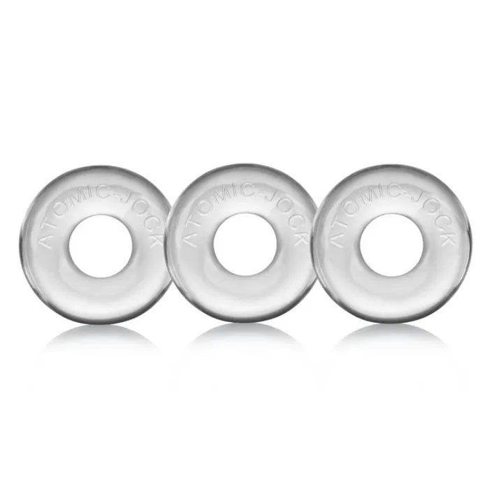 Anal Oxballs Ringer 3Pack DoNut1 Clear Anal Oxballs Ringer 3Pack DoNut1 Clear