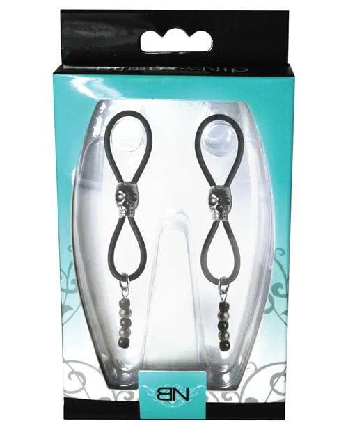 Anal PHS International Bijoux De Nip Nipple Halos Black Skull Slider BlackSilver Anal PHS International Bijoux De Nip Nipple Halos Black Skull Slider BlackSilver