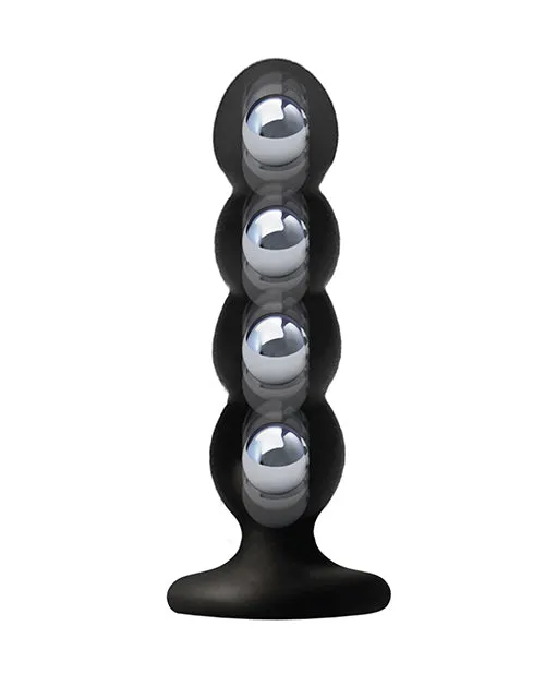 Anal VERS VERS Liquid Silicone Suction Plug Black