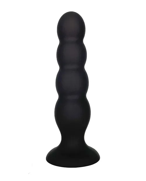 Anal VERS VERS Liquid Silicone Suction Plug Black