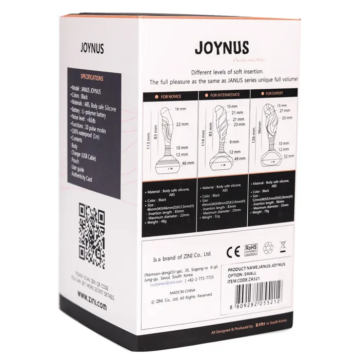 Anal ZINI Zini JOYNUS Silicone prostate massager