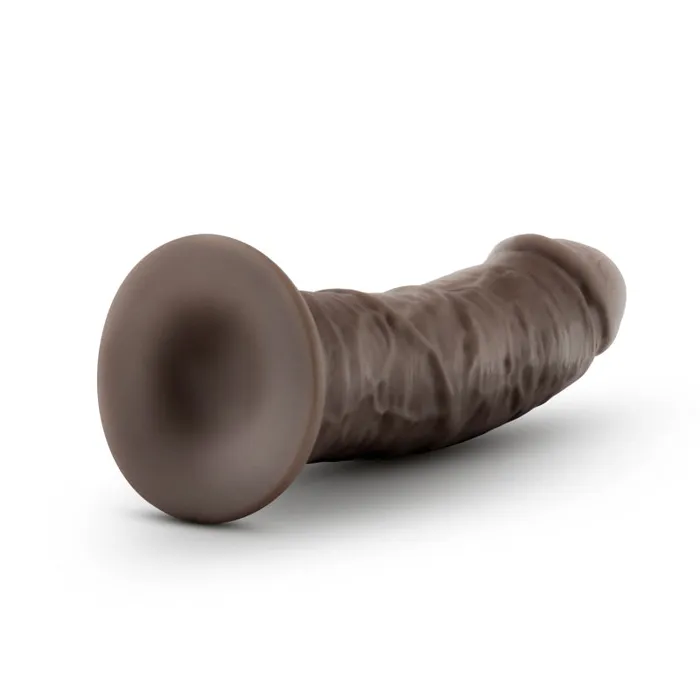 Au Naturel 8 Inch Dildo With Suction Cup Chocolate Blush Novelties Female Sex Toys