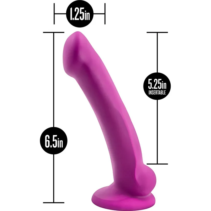 Avant Dildos Avant D9 Ergo Mini Dildo in Violet Pink