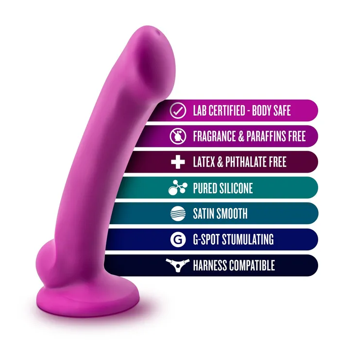 Avant Dildos Avant D9 Ergo Mini Dildo in Violet Pink