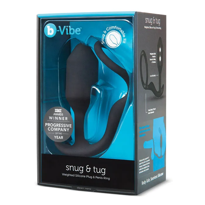 B Vibe Male Sex Toys BVibe Snug Tug Ring Plug