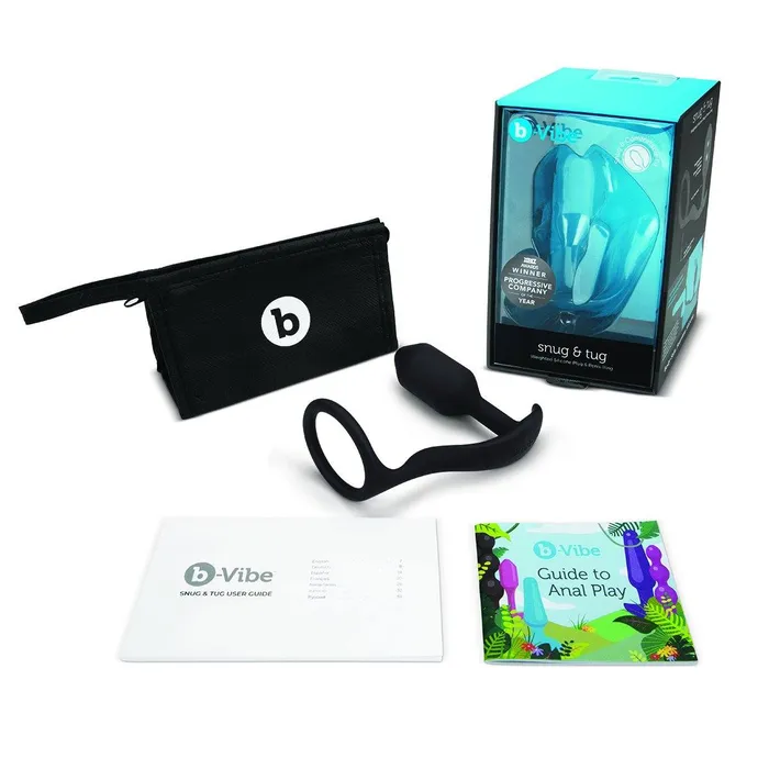 B Vibe Male Sex Toys BVibe Snug Tug Ring Plug