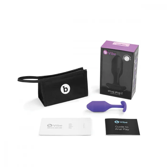 BVibe Snug Plug 2 Medium Plug in Purple BVibe Anal
