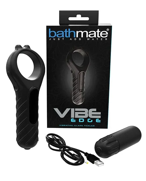 Bathmate Vibe Edge Glans Tickler Black Bathmate Vibrators