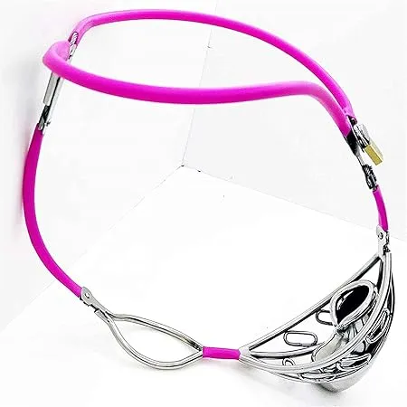 Black Emperor Stainless Steel Chastity Belt with Hollow Cage Black Emperor Male Sex Toys