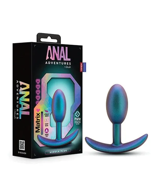 Blush Novelties Anal Blush Anal Adventures Matrix Nebula Plug Turquoise