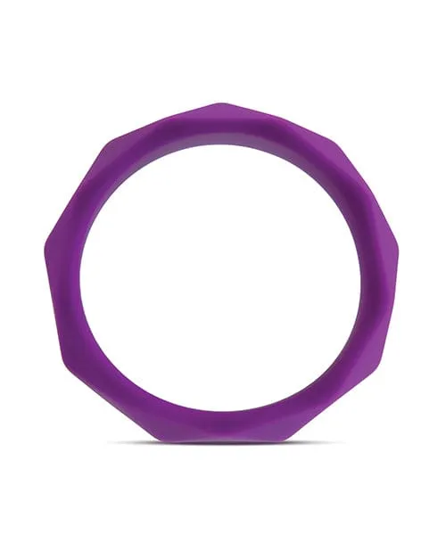 Blush Novelties Dildos Blush Wellness Geo Cock Ring Purple Blush Novelties Dildos Blush Wellness Geo Cock Ring Purple