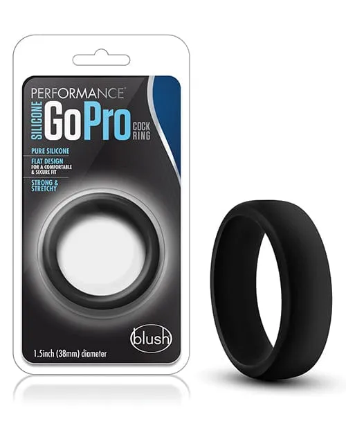 Blush Performance Silicone Go Pro Cock Ring Blush Novelties Male Sex Toys