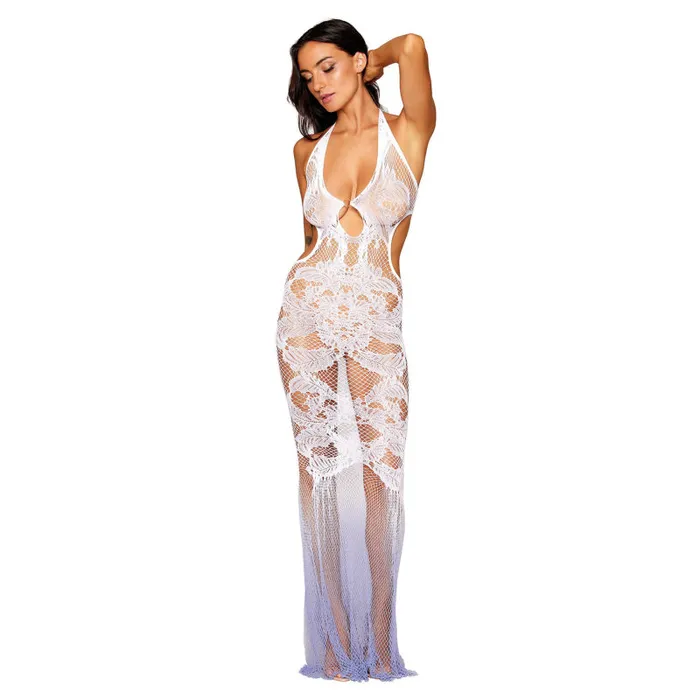 Bodystockings Playsuits Dreamgirl Bodystocking Gown One Size Whitehydrangea Bodystockings Playsuits Dreamgirl Bodystocking Gown One Size Whitehydrangea