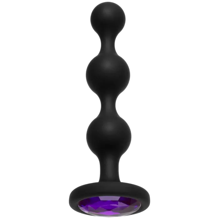 Booty Bling Wearable Silicone Beads Purple Doc Johnson Anal Booty Bling Wearable Silicone Beads Purple Doc Johnson Anal