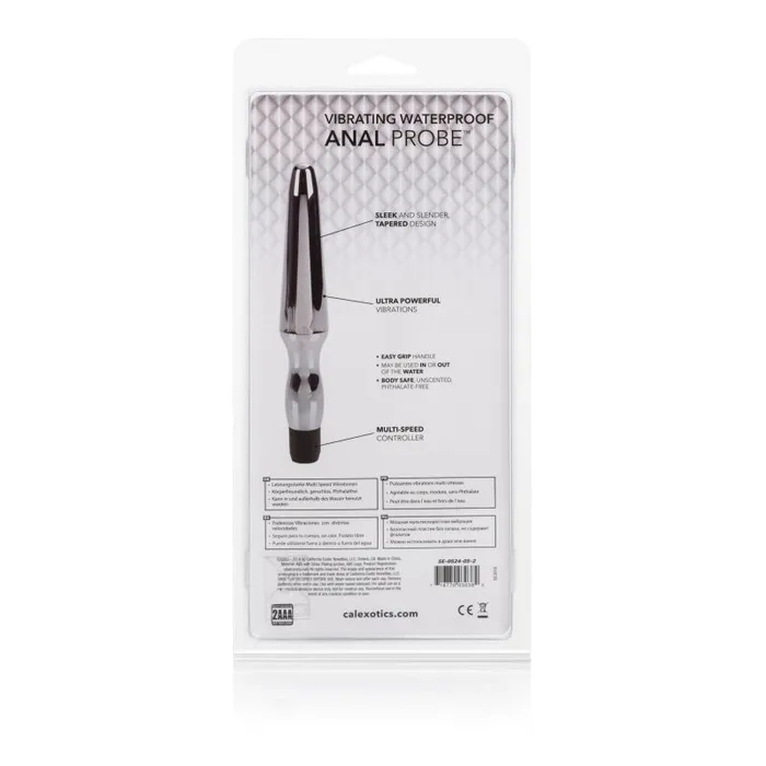 CalExotics Anal Fujikos Waterproof Anal Probe Silver CalExotics Anal Fujikos Waterproof Anal Probe Silver