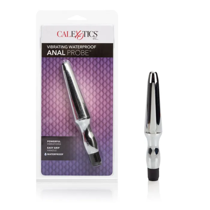 CalExotics Anal Fujikos Waterproof Anal Probe Silver CalExotics Anal Fujikos Waterproof Anal Probe Silver