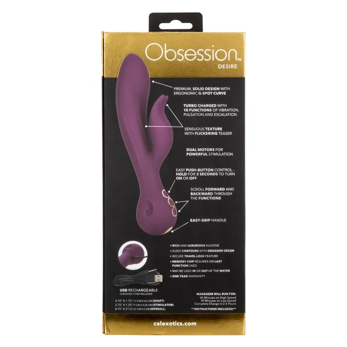 Calexotics Obsession Desire Purple Vibrators Calexotics Obsession Desire Purple Vibrators