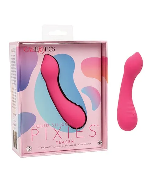 CalExotics Vibrators Liquid Silicone Pixies Pink