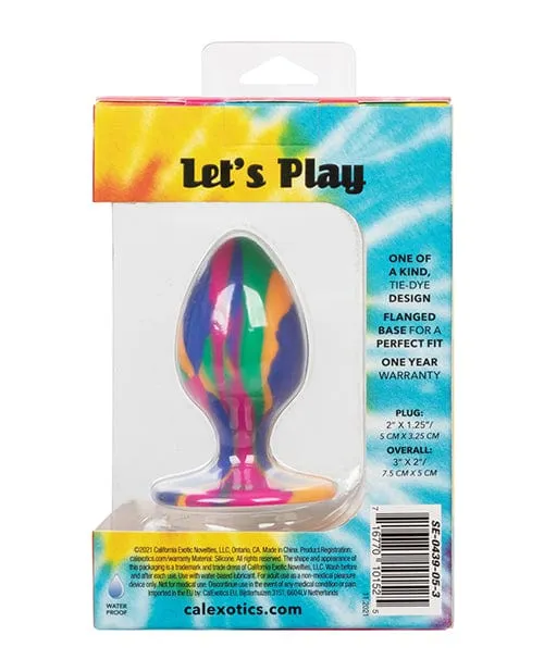 Cheeky Medium Tie Dye Plug CalExotics Anal Cheeky Medium Tie Dye Plug CalExotics Anal