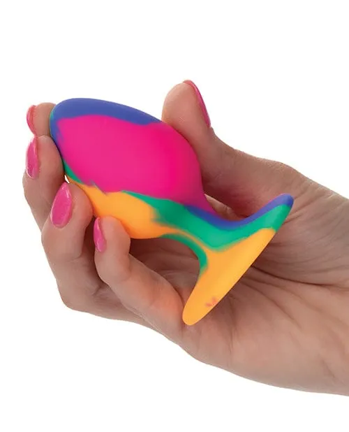 Cheeky Medium Tie Dye Plug CalExotics Anal Cheeky Medium Tie Dye Plug CalExotics Anal