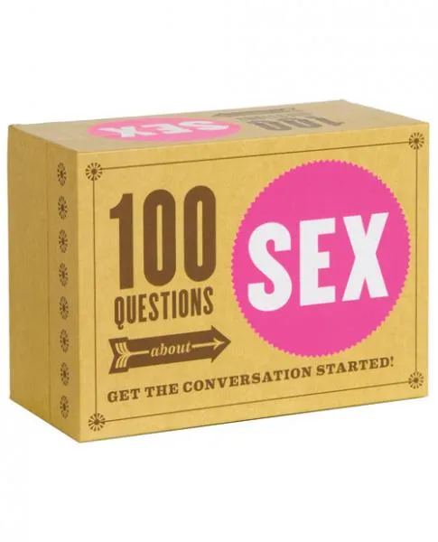 Chronicle Books Couples 100 Questions about Sex Conversation Cards