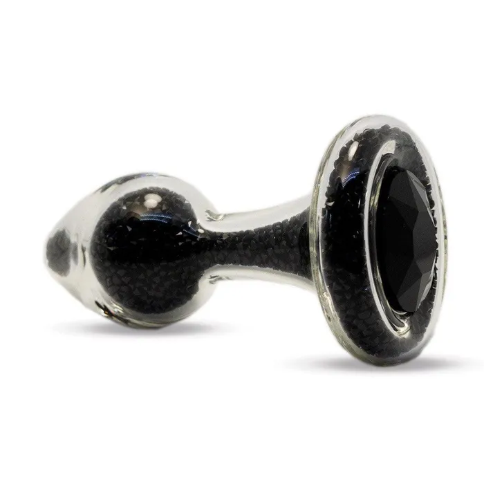 Crystal Delights Anal Crystal Delights Sparkle Plug Black