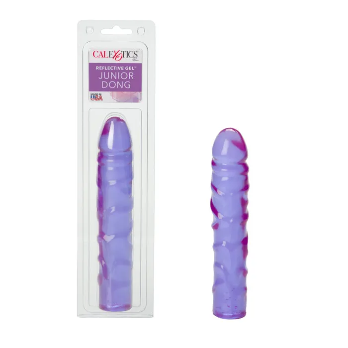 Dildos CalExotics Reflective Gel 75 Inches Jr Dong Dildos CalExotics Reflective Gel 75 Inches Jr Dong