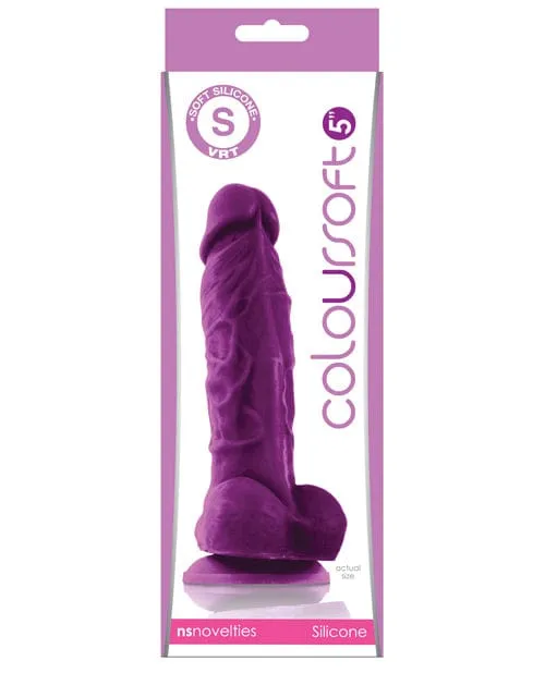 Dildos Coloursoft 5 Silicone Soft Dildo NS Novelties