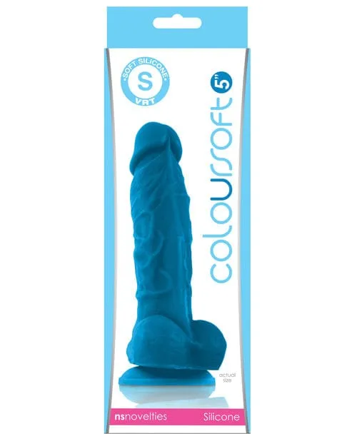Dildos Coloursoft 5 Silicone Soft Dildo NS Novelties