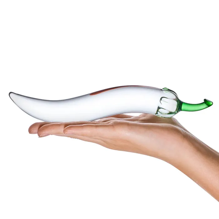 Dildos Glass Naturals Chili Pepper Dildo Glas Dildos Glass Naturals Chili Pepper Dildo Glas