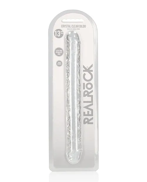 Dildos Shots America Shots Realrock Crystal Clear 14 Inch Double Dildo