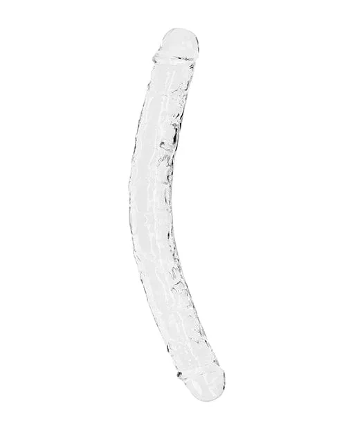 Dildos Shots America Shots Realrock Crystal Clear 14 Inch Double Dildo