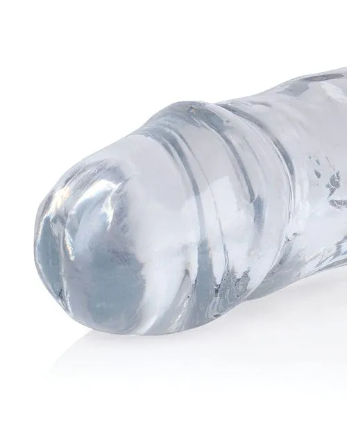 Dildos Shots America Shots Realrock Crystal Clear 14 Inch Double Dildo