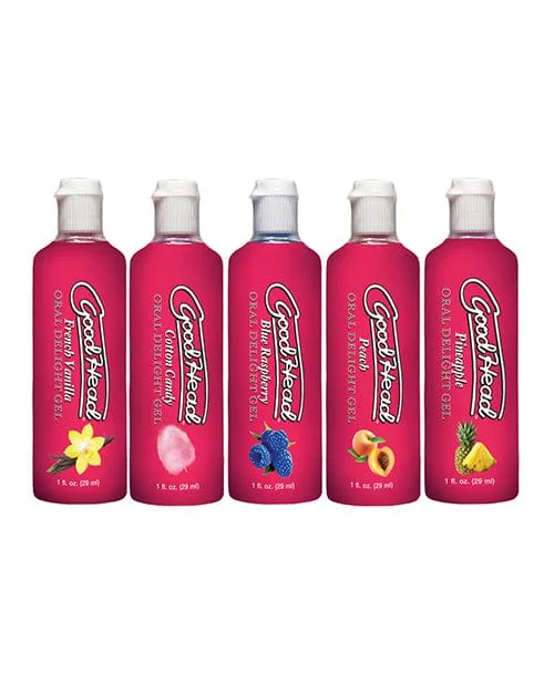 Doc Johnson Enhancers Goodhead Oral Delight Gel 1 Oz Asst Flavors Pack Of 5 Doc Johnson Enhancers Goodhead Oral Delight Gel 1 Oz Asst Flavors Pack Of 5