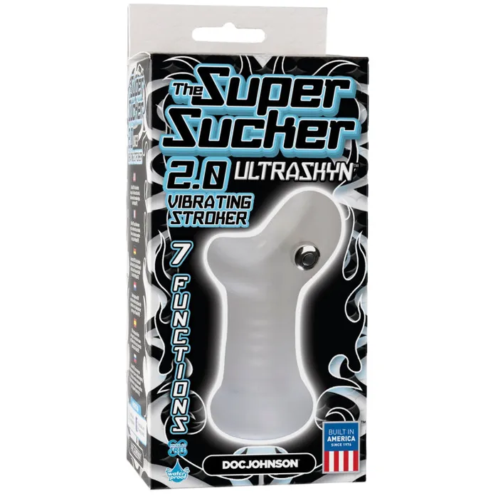 Doc Johnson Male Sex Toys The Super Sucker Masturbator 20 Clear