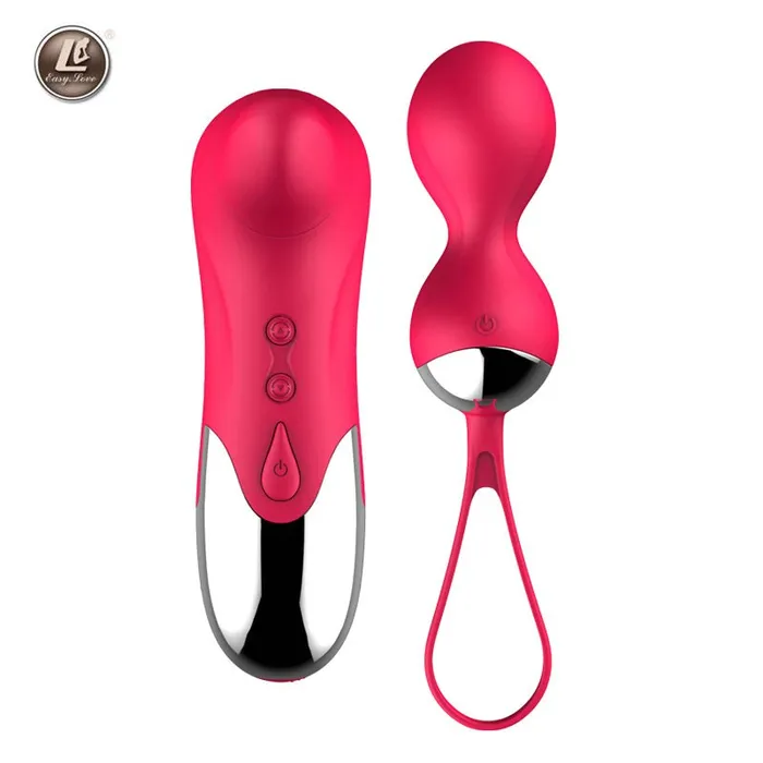 Easylove EASYLOVE Manli controller and vibrating kegel ball Male Sex Toys
