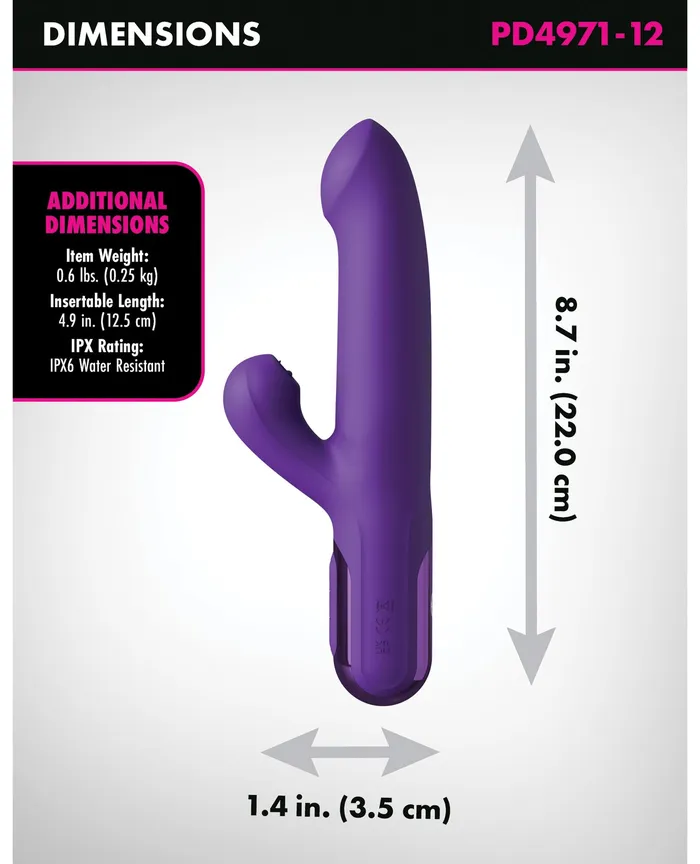 Fantasy for Her Super SoniX Thruster Purple Pipedream Products Vibrators Fantasy for Her Super SoniX Thruster Purple Pipedream Products Vibrators