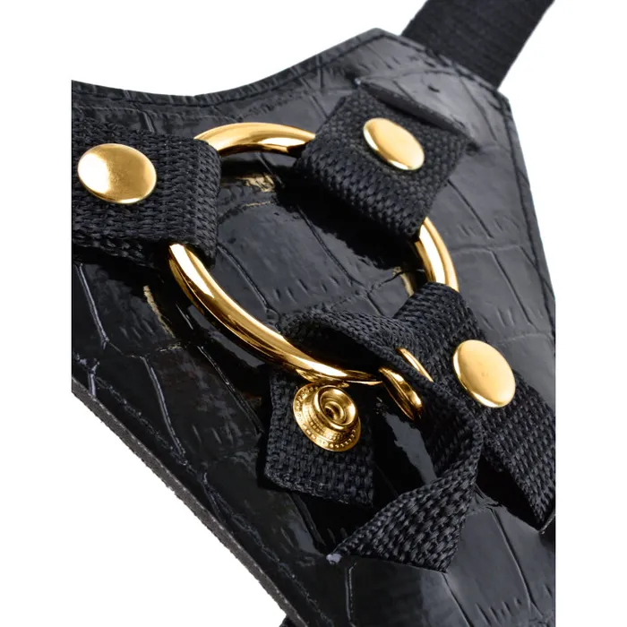 Female Sex Toys Pipedream Fetish Fantasy Gold Designer Strapon Black Female Sex Toys Pipedream Fetish Fantasy Gold Designer Strapon Black