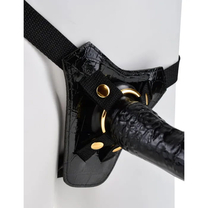 Female Sex Toys Pipedream Fetish Fantasy Gold Designer Strapon Black Female Sex Toys Pipedream Fetish Fantasy Gold Designer Strapon Black