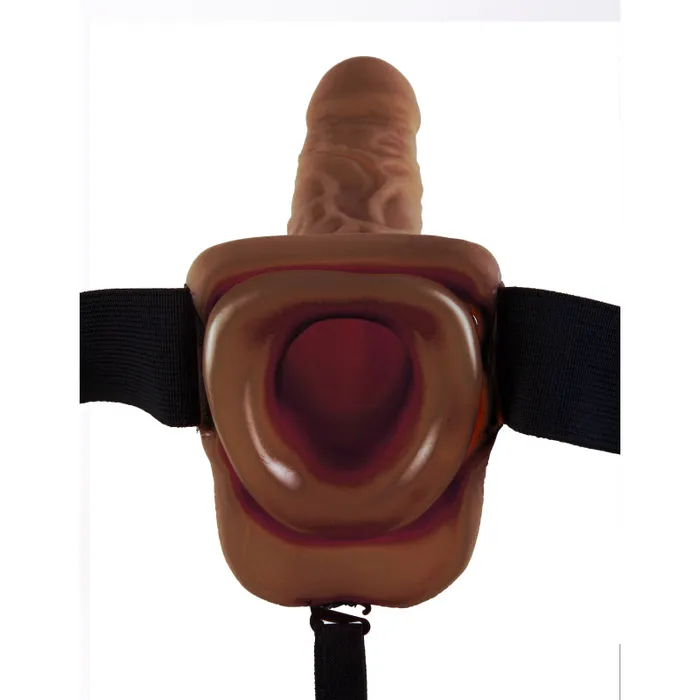 Fetish Fantasy Series 9Inch Hollow Strapon With Balls Brown Pipedream Female Sex Toys Fetish Fantasy Series 9Inch Hollow Strapon With Balls Brown Pipedream Female Sex Toys